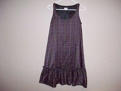 Vestido recto GO International para mujer talla S multicolor floral sedoso sin mangas  Foto 1 de 4