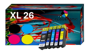 5 XL DRUCKER PATRONEN passt für Epson XP-510 520 600 610 620 700 710 720 800 820 - Bild 1 von 4