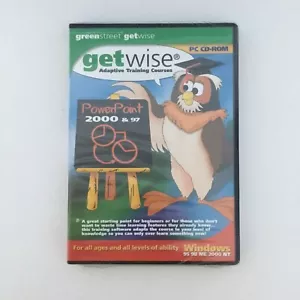 Getwise Adaptive Training Courses PowerPoint 2000 & 97 (PC CDRom) Factory Sealed - Picture 1 of 2