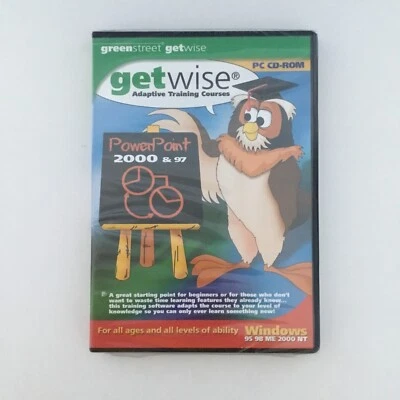 Getwise Adaptive Training Courses PowerPoint 2000 & 97 (PC CDRom) Factory Sealed - Image 1 of 2