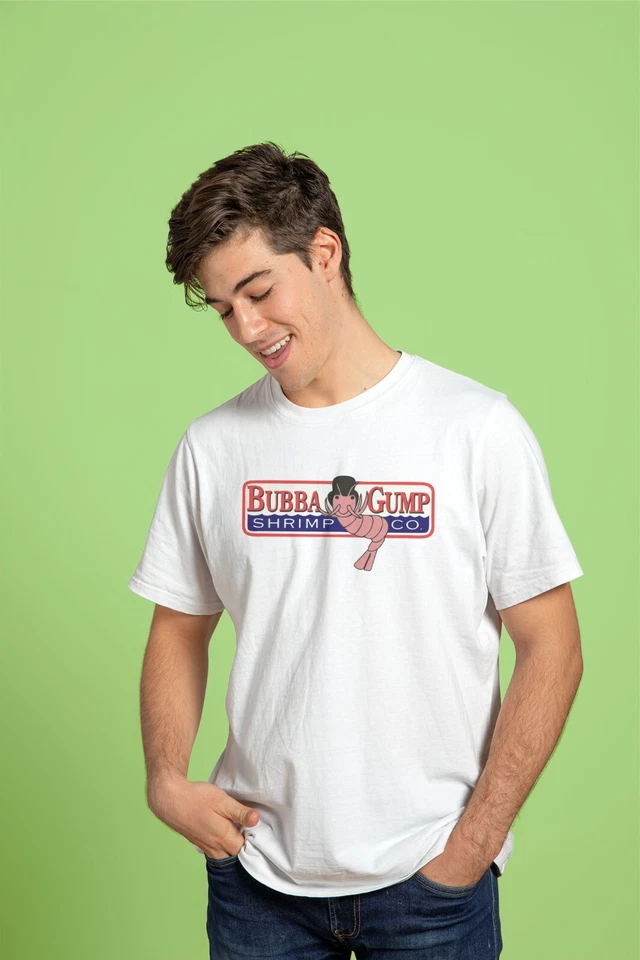 FOREST GUMP Bubba Gump Shrimp Movie T-Shirt Funny Tom Hanks T Shirt - Image 1 of 1