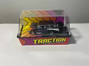 Johnny Lightning X-Traction 1957 Chevy Nomad Black w/Flames HO Slot Car NEW - Picture 1 of 14