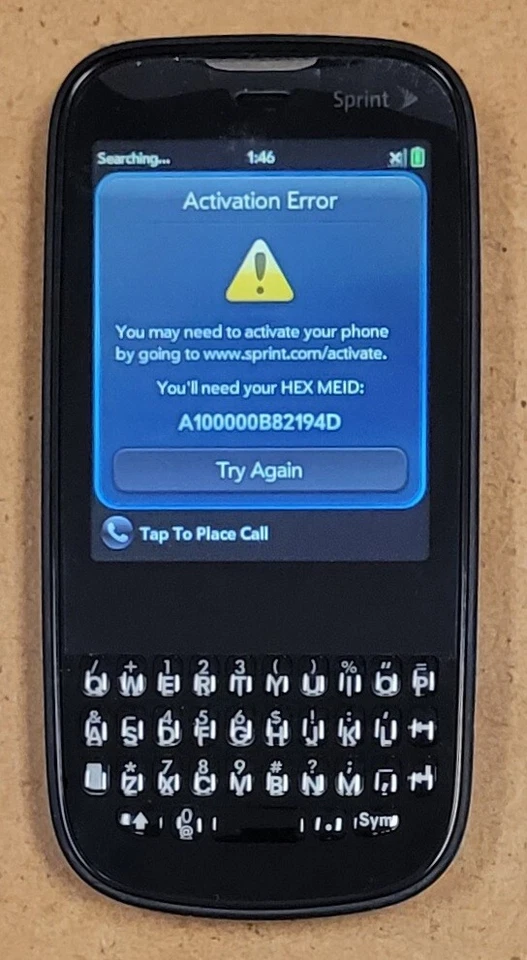 Smartphone Palm Pixi P120EWW - Negro (Sprint) Muy Raro WebOS Foto 1 de 4