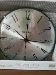UHR - WESTCLOX WANDHÄNGEUHR 9 3/8" Durchm. - Bild 1 von 3