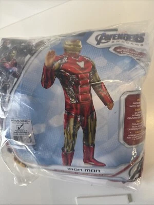 Disfraz oficial de Rubie Marvel Avengers Endgame Iron Man Deluxe para niños, M 8-10 Foto 1 de 3