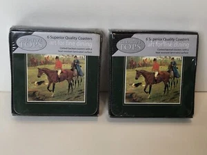 2 Cajas TAPAS CREATIVAS Montañas posavasadas SIGUIENDO EL AROMA Caza de zorros NUEVAS EN CAJA - Imagen 1 de 2