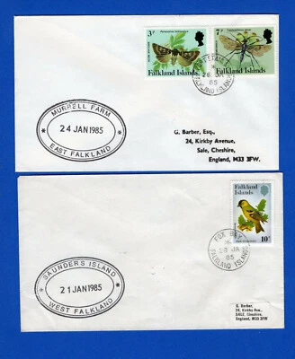 LOTE MALVINAS BRITÁNICAS, 4 CUBIERTAS DIFERENTES A REINO UNIDO, ¡MUY BONITO! Foto 1 de 2