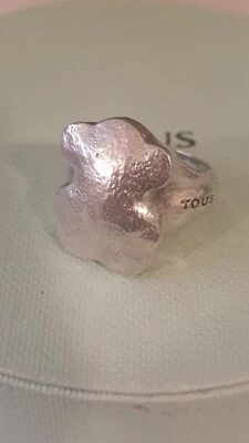 Tous anillo original plata oso  56 Ring bague anello descatalogado chic Boho - Imagen 1 de 4