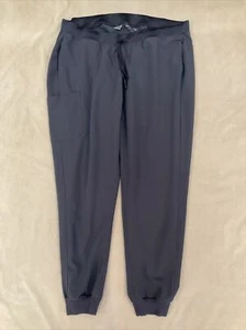 Mandala 3X Tall Scrub Pants Grey Womens Active Stretch Comfort Waist Joggers - Picture 1 of 4