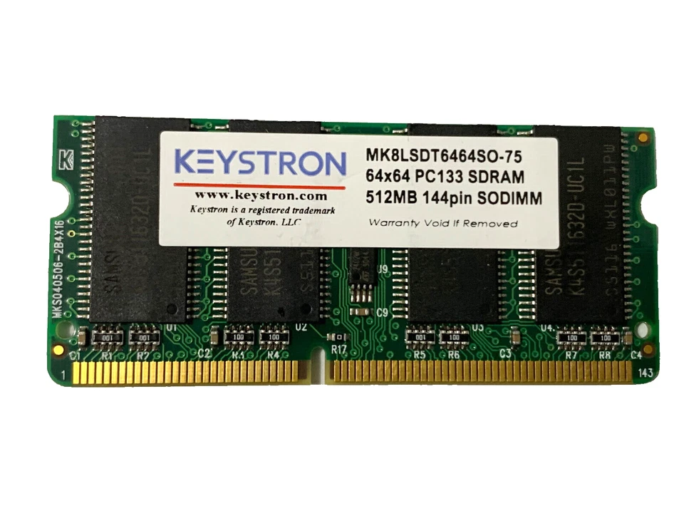 IMPRESORA LÁSER KYOCERA KEYSTRON DDR3 512 MB SO-DIMM 144 pines - unbuff - HP 2NR09A Foto 1 de 2
