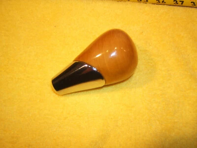 Infiniti 2002 Q45 sedan Automatic wood shifter screw on grenune 1 Knob Only,Q45 - Image 1 of 4