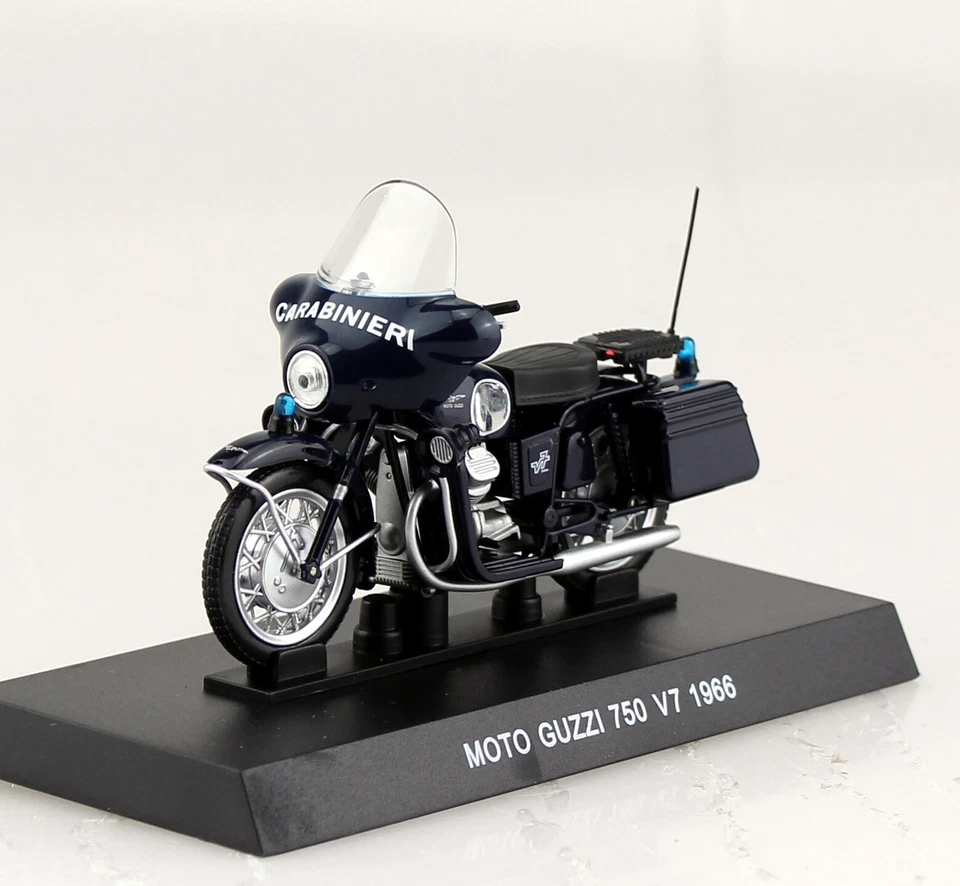 Moto Guzzi 750 V7 1966 Carabinieri 1:24 Motorrad- Modell - Bild 1 von 1