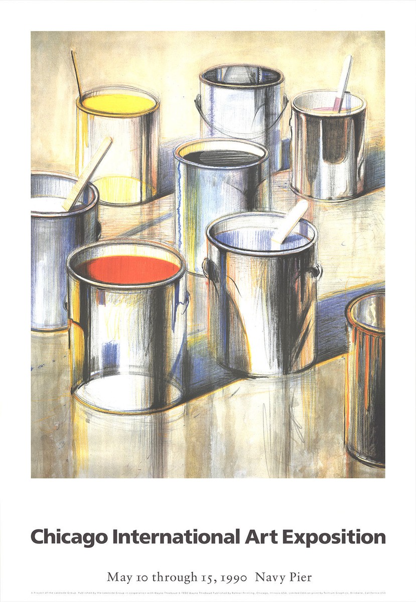 ウェイン・ティーボー　Wayne Thiebaud 「パイカウンター」 ウェイン・ティーボー Wayne Thiebaud 「パイカウンター