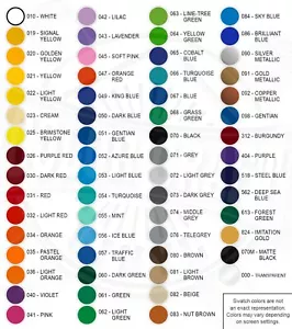 6 Roll - 24" X 10ft Oracal 651 Sign Cutting Vinyl Bundle -40 Color Choices* - Picture 1 of 3