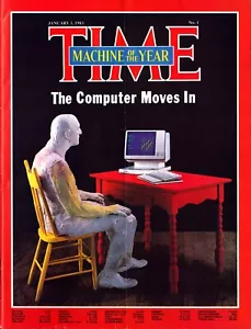 The Computer Moves In Vintage Time Magazine 1983 NO LABEL !! - Imagen 1 de 1