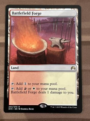 Battlefield Forge Magic Origins MTG Magic The Gathering 244/272 Regular Rare LP - Image 1 of 2