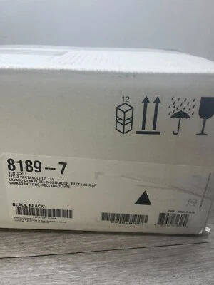 Kohler K-8189-7 negro recto. Fregadero de baño bajo montaje con desbordamiento Foto 1 de 2