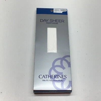 Pantimedias Catherines Día Transparente Medias Acanaladas Panty Blanco Talla Grande C Foto 1 de 4