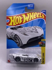 2022 Hot Wheels HW ART CARS 10/10 Velocita 227/250 White - Picture 1 of 2