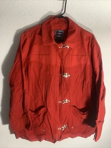 Ralph Lauren Marine Supply Division Fireman Cotton Twill Jacket Womens XL? Red - Picture 1 of 6