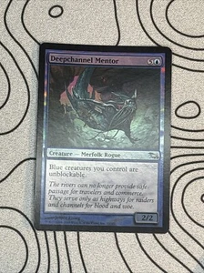 FOIL Deepchannel Mentor | MtG Magic Shadowmoor | English | Near Mint-Mint (NM-M) - Picture 1 of 2