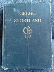 Gregg Shorthand by John Gregg Vintage 1902 Revised Edition Hardcover Book - Imagen 1 de 4