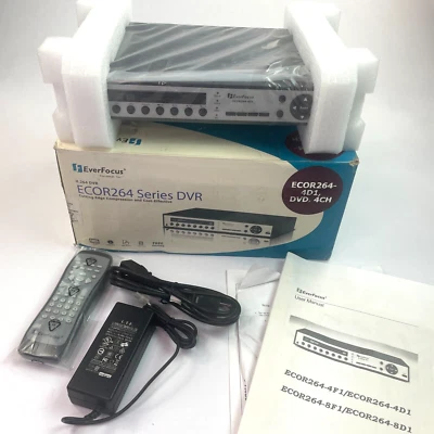 EverFocus ECOR264-4D1 DVR Security Camera Video Recorder 500GB New Open Box READ - Image 1 of 4