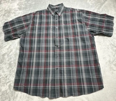 G-Unit Clothing Co Shirt Men's Size 3XL Multicolor Plaid Short Sleeve Button Up! - Image 1 of 4