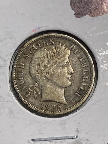 1905-s Barber Dime, Much Better Date in high grade, free shipping Cover