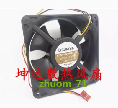 1PC SUNON KDE1212PMB1-6A 12V 6.8W cooling fan - Image 1 of 3