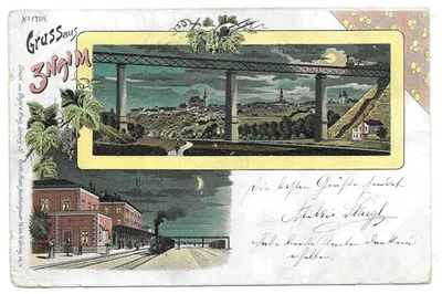 Gruss aus Znaim,Litho - Bild 1 von 2