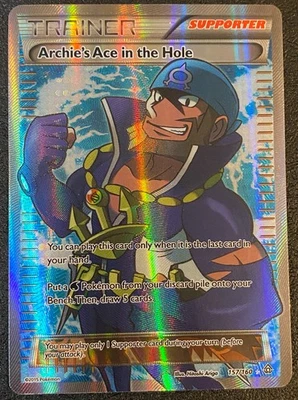 Archie's Ace in the Hole 157/160 - XY Primal Clash (2015) Full Art Ultra Rare LP - Image 1 of 4