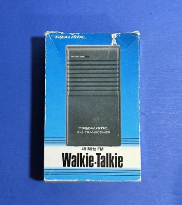 Realistic TRC-505 49MHz FM Walkie-Talkie No. 21-405 FM Transceiver NOS - Image 1 of 4