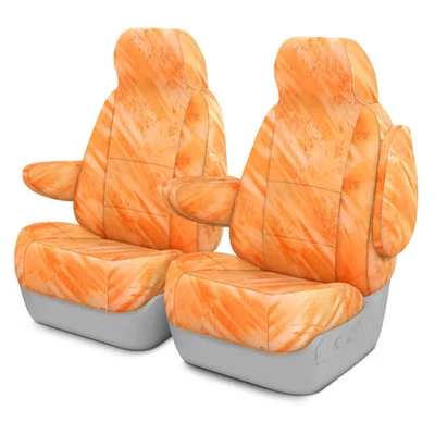 For Nissan 300ZX 93-94 Realtree Fishing 1st Row Camo Orange Custom Seat Covers Foto 1 de 4