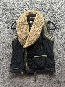 NWT 55DSL Quilted Sleeveless Full-Zip Junder Vest Jacket Multicolor Women's L - Picture 1 of 11