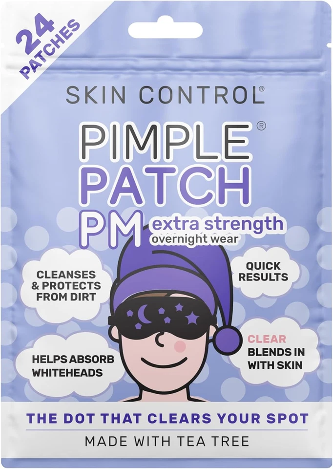 Skin Control PM Night Time Pimple Patch - 24 Patches