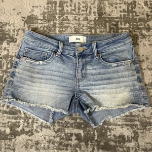 Buckle BKE Stella Denim Jean Shorts Women Size 25 Stretch Light Wash Shortie - Picture 1 of 14