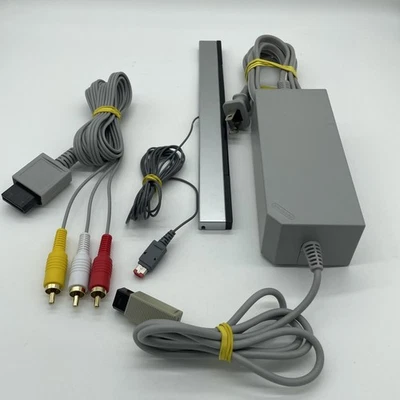 Nintendo Wii Cord Set - Power Cord, AV Cable, Sensor Bar Bundle - Image 1 of 4