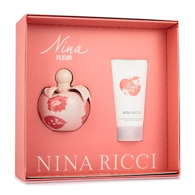 Nina Ricci Coffret Nina Fleur EDT 80ml + Lait de corps 75ml 80ml