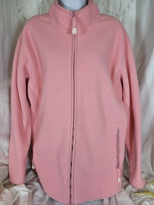 Chaqueta polar Prospirit para mujer 2X rosa cremallera completa frontal sin capucha Foto 1 de 4