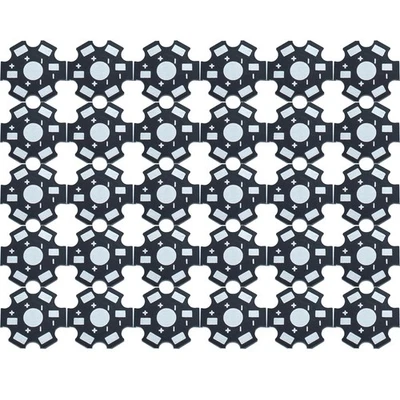 30 PCS 20mm Black 2-Pin Plum Aluminium PCB Circuit Board for 1W 3W 5W LED - Image 1 of 4