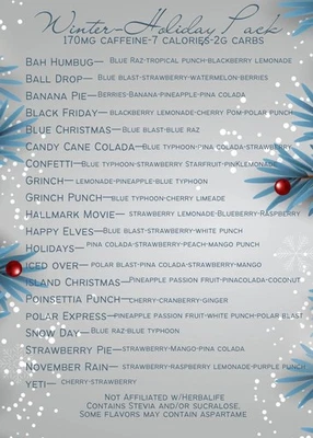 Loaded Tea 20 Pack Holiday Themed Sugar Free 170mg Caffeine - Image 1 of 4