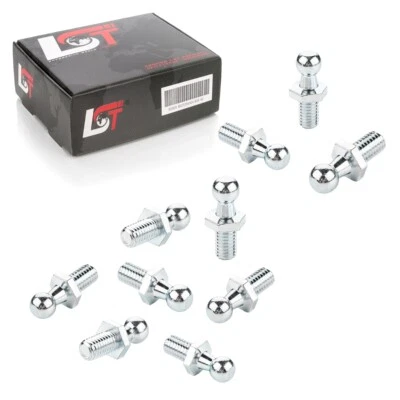 10x Articulation à Rotule Tenon Ressort à Gaz M8 Fil 10mm DIN71803 pour daewoo - Photo 1/4