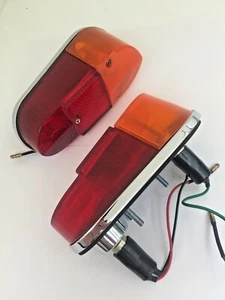 PAR DE LUCES TRASERAS BHA4228/BHA4229 - LUCAS MODELO L647 MG MGA1600 MK2 LUCAS 53797/8 - Imagen 1 de 4