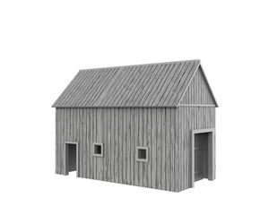 QUATRE BRAS WOODEN BARN - WATERLOO 3D PRINTED Décor Wargame Terrain Napoleon - Imagen 1 de 5