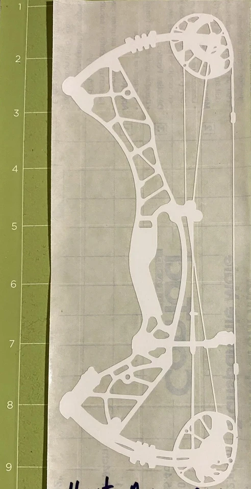 Adesivo de vinil Hoyt Axius Alpha Bow Decalque 20 pol. - Branco/outras cores - Imagem 1 de 1