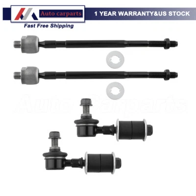 Extremos de varilla de amarre interior + eslabones de barra estabilizadora para Mitsubishi Outlander K750181 2003-2006 Foto 1 de 4