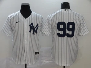 Men's New York Yankees #99 Aaron Judge White Home Jersey Size M - Picture 1 of 5