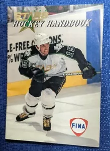 1994 DALLAS STARS HOCKEY HANDBOOK FINA MODANO - Picture 1 of 2