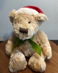 12" Animal Adventure 2012 Holiday Teddy Bear w/ Hat - Picture 1 of 7